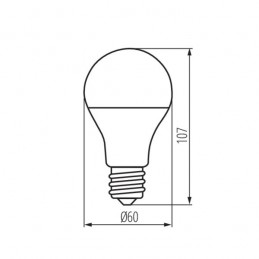 Lampe 8,5W LED E27 810Lm Kanlux 32922