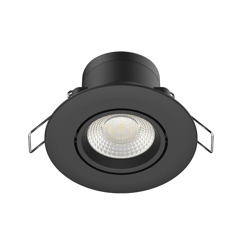Spot LED IXOLED 5W orientable Dimmable 495Lm IP65 Noir BBC