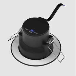 Spot LED IXOLED 5W orientable Dimmable 495Lm IP65 Noir BBC