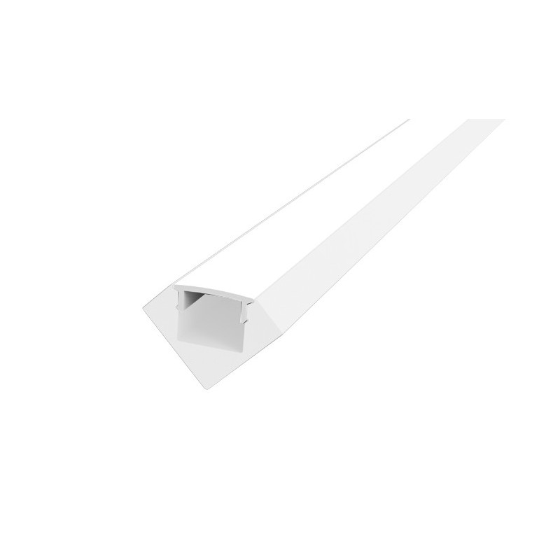 Kit profilé d'angle 45° Blanc