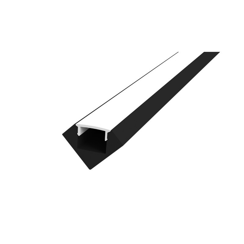 Kit profilé d'angle 45° Noir