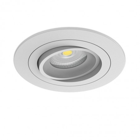Spot encastré orientable WATTO GU10 auto Blanc