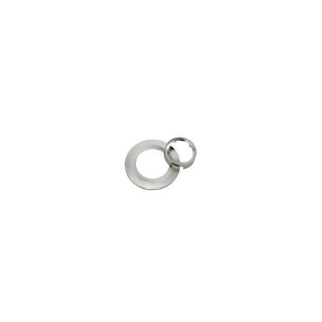 Kit collerettes nickel brossé "S" Ø90mm pour spot UNO