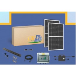Kit Solaire 3KW--4 micro-onduleur 800W-8PV mono 375W-toit tuile ETN-Coffret AC