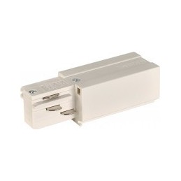 Alimentation droite rail 3 allumages Blanc