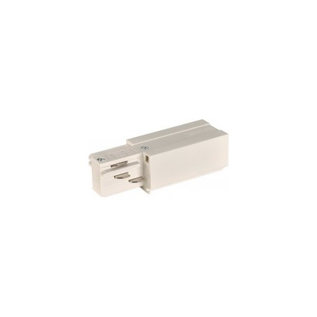 Alimentation droite rail 3 allumages Blanc