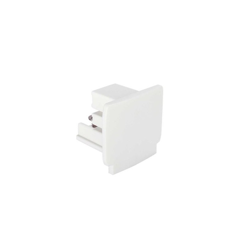 Embout de finition rail 3 Allumages Blanc