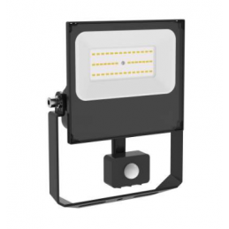 Projecteur LED MIRA Noir 30W 4000K Détecteur IR 3600Lm