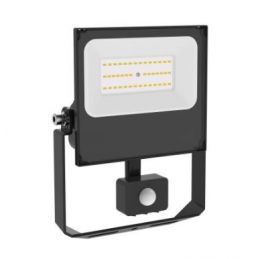 Projecteur LED MIRA Noir 20W 4000K Détecteur IR 2400Lm