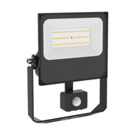 Projecteur LED MIRA Noir 50W 4000K Détecteur IR 6000Lm