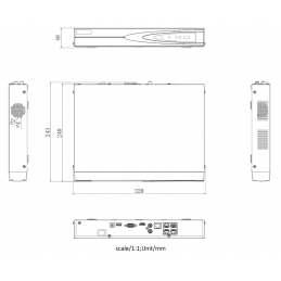 Enregistreur NVR DS-7604NXI-K1/4P IP 4 Voies 4K POE