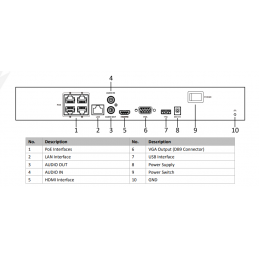 Enregistreur NVR PRO DS-7604NXI-K1 4 voies