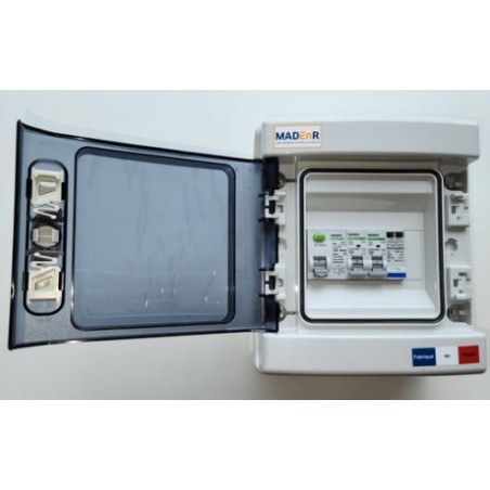 Coffret AC 32A - 30mA monophasé pour 2 chaînes micro-onduleurs 6KW