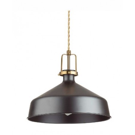 Suspension ERIS E27 Ø210mm Noir