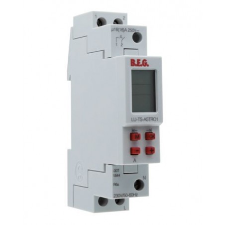 Horloge astronomique TS-ASTRO1 rail DIN 1 module
