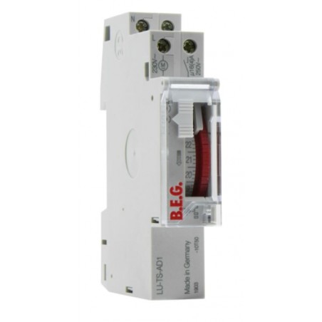 Horloge journalière TS-AD1 rail DIN 1 module