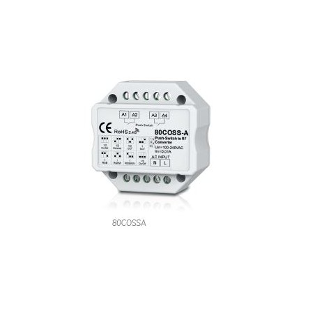 Emetteur SOFTDARK PUSH DIM alimenté Mono/CCT/RGB