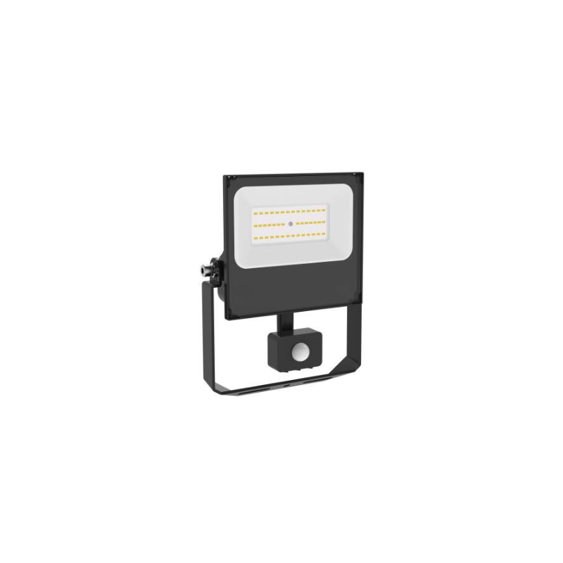 Projecteur LED MIRA Noir 20W 3000K Détecteur IR 2400Lm Projecteur LED MIRA Noir 20W 3000K Détecteur IR 2400Lm