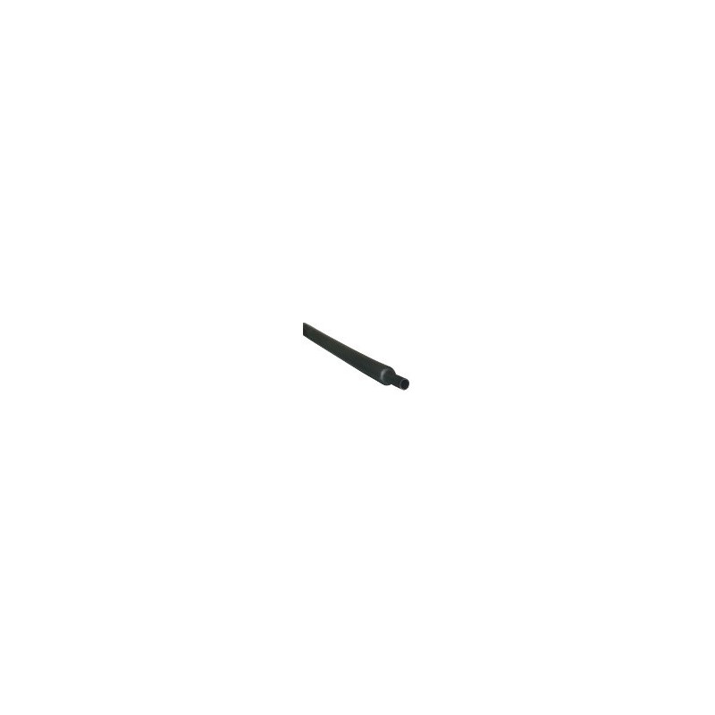 Gaine thermorétractable Ø4.8/2.4mm 1,22m Noir