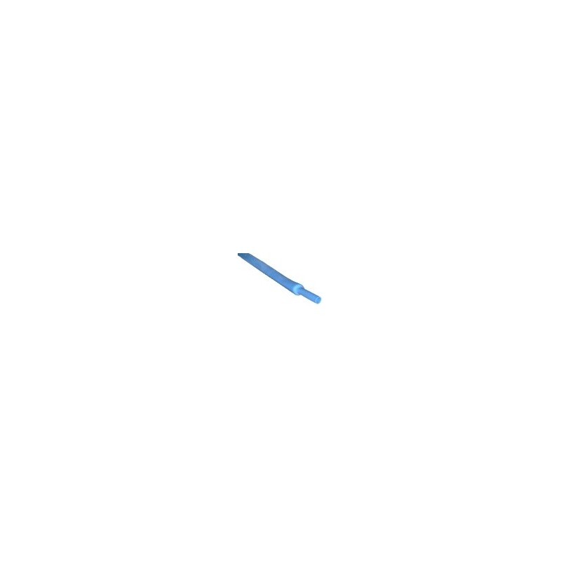 Gaine thermorétractable Ø3.2/1.6mm 1,22m Bleu