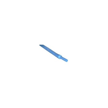 Gaine thermorétractable Ø3.2/1.6mm 1,22m Bleu
