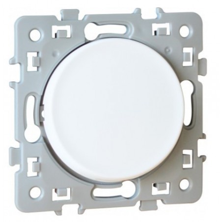 Bouton poussoir 10A SQUARE Blanc