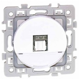 Prise RJ45 Cat6 STP Garde 2 SQUARE Blanc