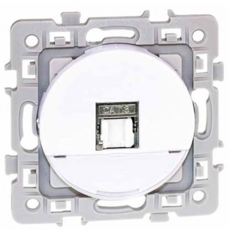 Prise RJ45 Cat6 STP Garde 2 SQUARE Blanc