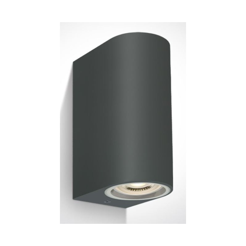 Applique CYLINDER Up/Down 2xGU10 Anthracite IP65