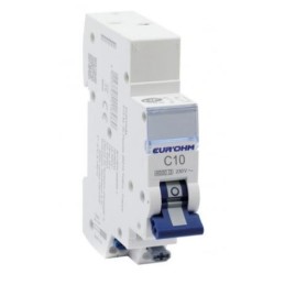 Disjoncteur 1P+N 10A courbe C 4,5ka