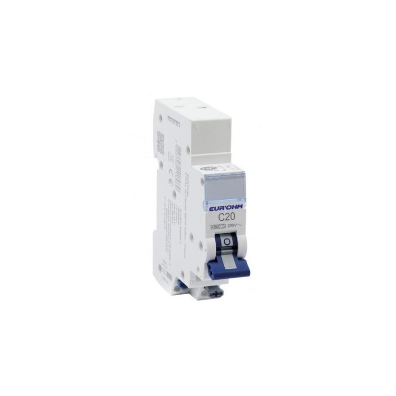 Disjoncteur 1P+N 20A courbe C 4,5ka