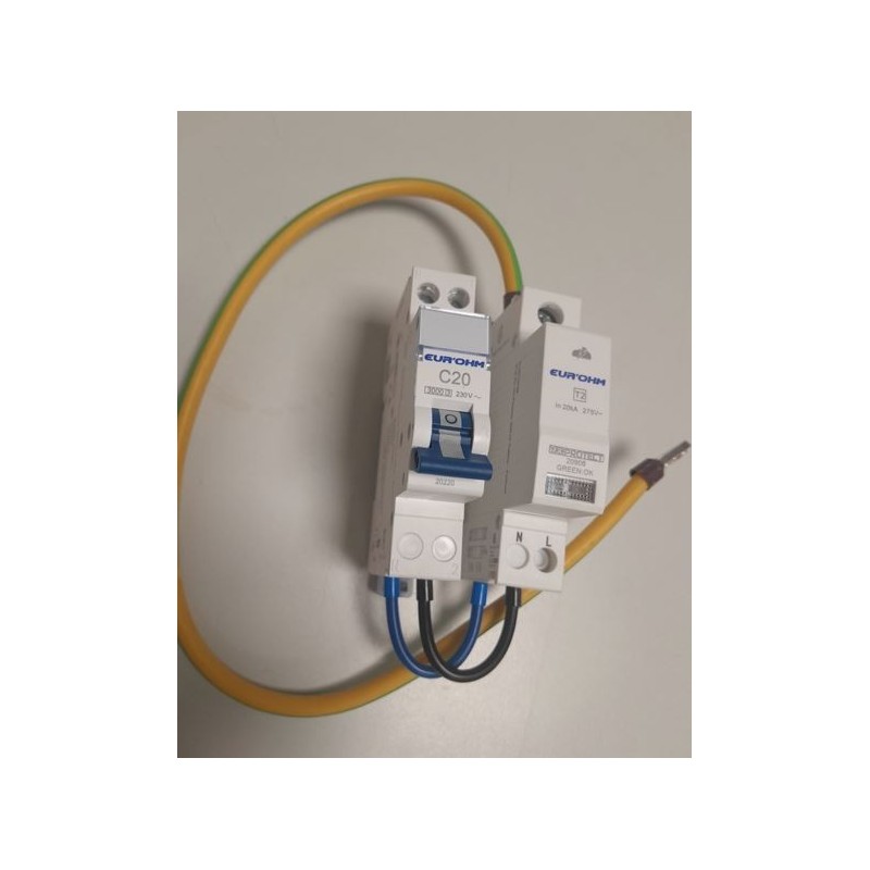 Kit Parafoudre + disjoncteur 20A