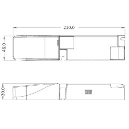 Driver multipuissance BOKE 40W ON/OFF max. 900mA pour pavé LED