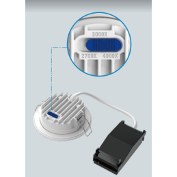 Spot LED DIDO 5W 550Lm CCT Dimmable IP65 Blanc BBC