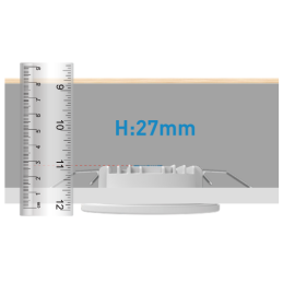 Spot LED DIDO 5W 550Lm CCT Dimmable IP65 Blanc BBC