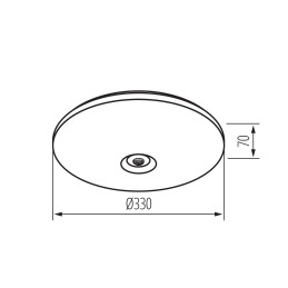 Plafonnier LED FOGLER E