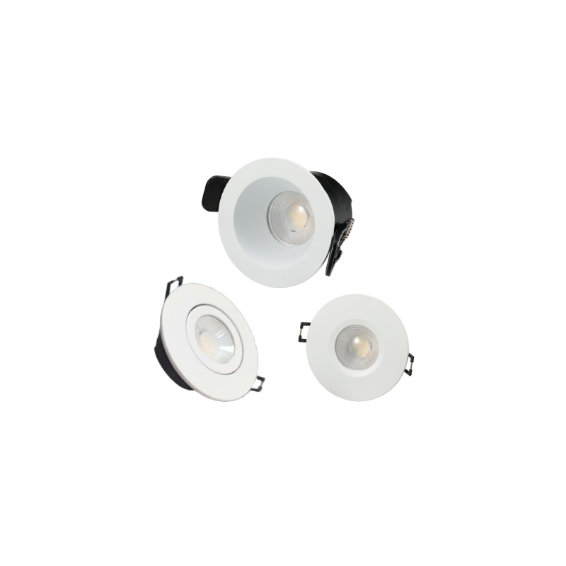 Spot LED UNO RECO 6W CCT orientable 600Lm dim. IP65 Blanc recouv. CL3
