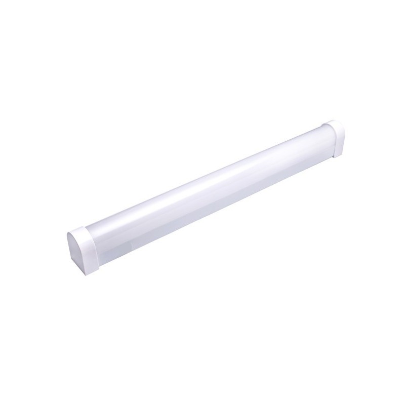Réglette LED IRON 600mm 10,5W 1100Lm CCT IP44 Blanc