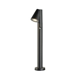 Borne T-TUBE 70 POLE GU10 simple détecteur IR IP44 noir