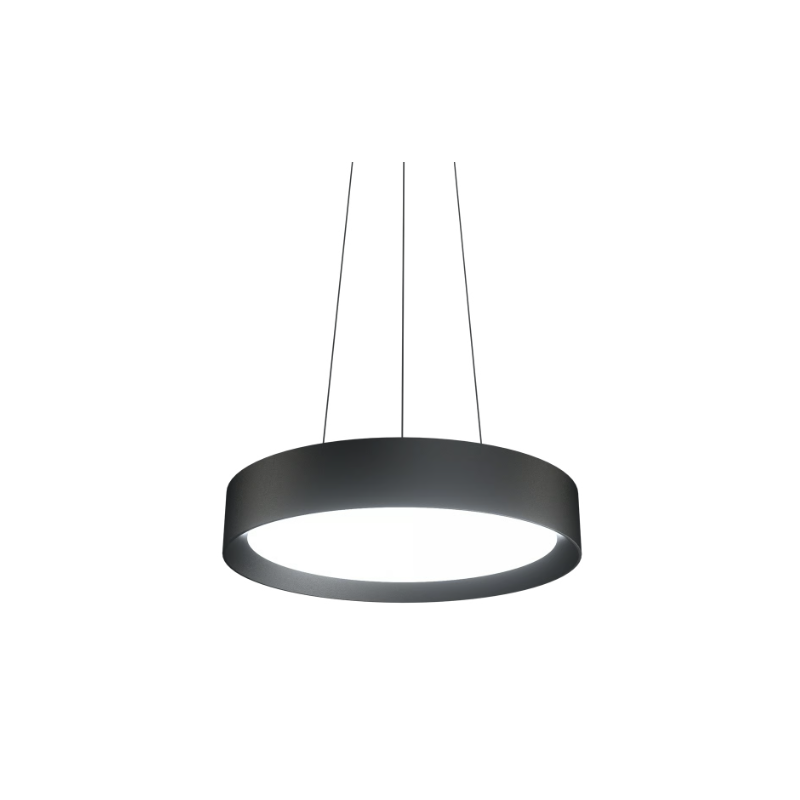 Suspension MOON 40W LED 3000/4000°K 5200Lm Ø585mm  UGR19 Blanc