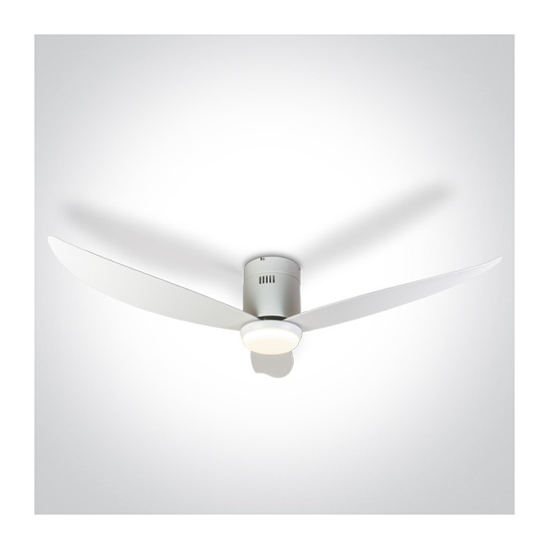 Ventilateur de plafond Blanc 35W CCT IP20 230V Ø132cm