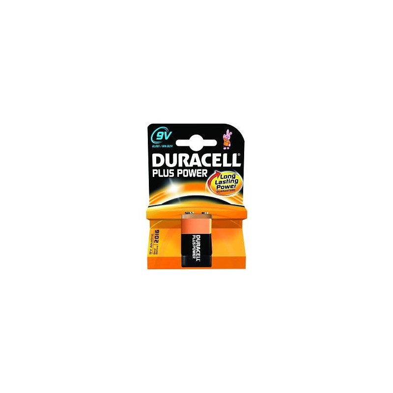 Pile 9V Duracell Plus Power MN1604B1 Pile 9V Duracell Plus Power MN1604B1