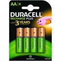 Piles AA rechargeables Duracell pack de 4 HR6-B
