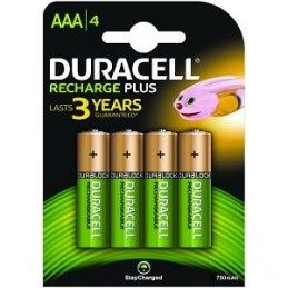 Piles AA rechargeables Duracell 750 mAh