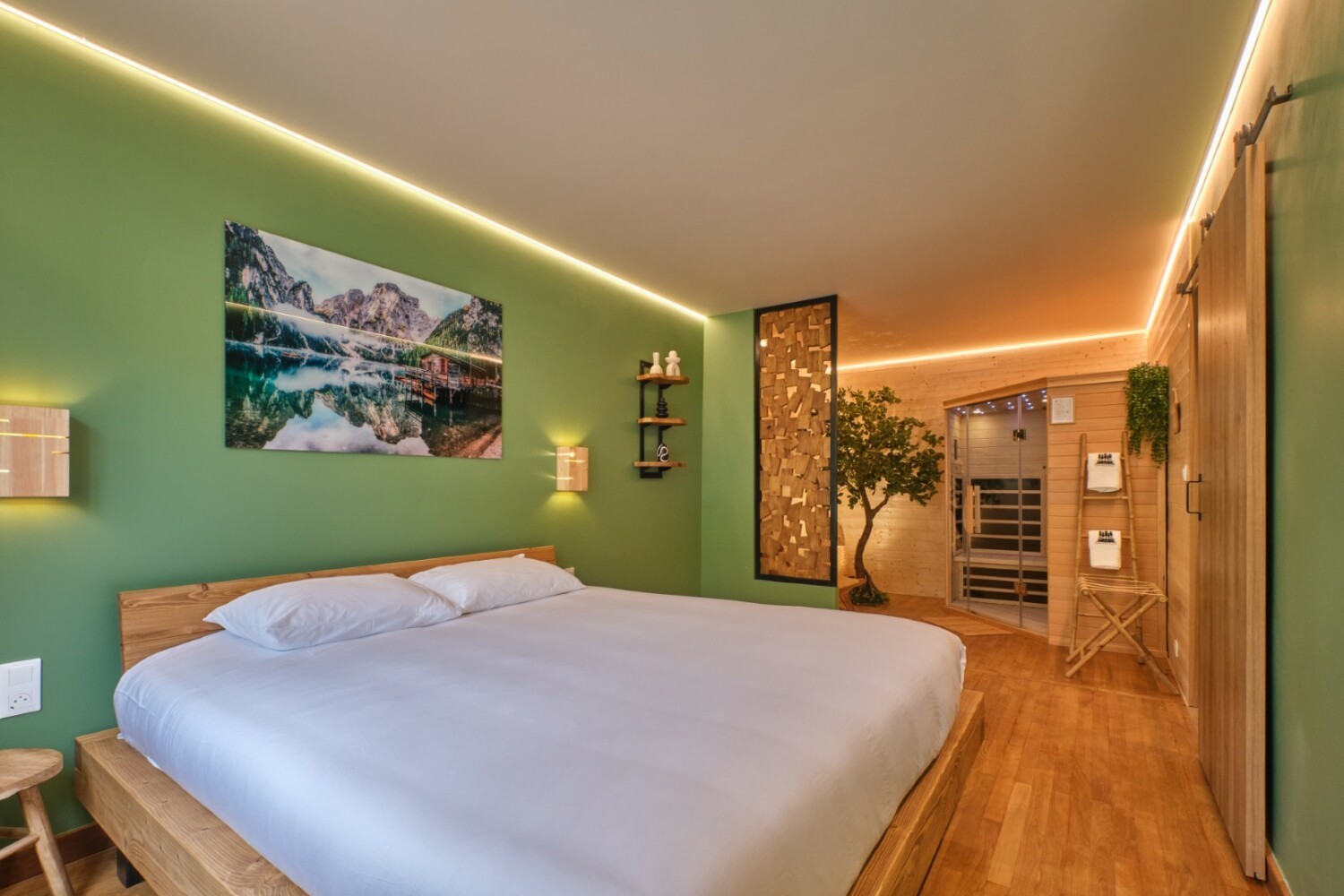 Réalisation d'un appartement LED.